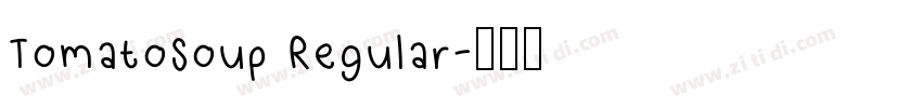 TomatoSoup Regular字体转换
